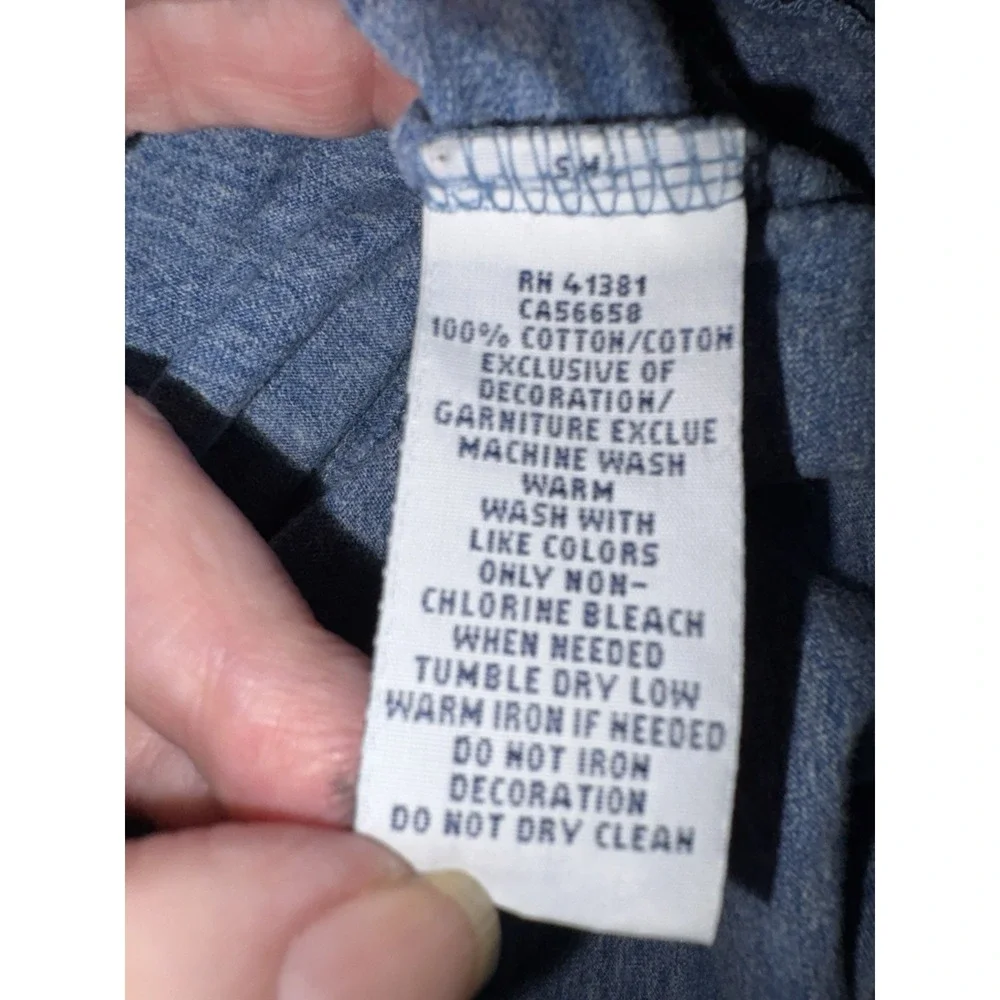 POLO RALPH LAUREN Blue Long Sleeve V Neck‎ Shirt XL Classic Pony